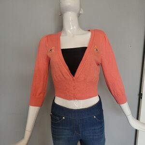 Disney Dress Shop Main Street USA Cardigan, VGUC, Size S